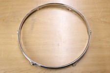 Ludwig 14" 6 Lug Nickel Over Brass Drum Hoop Vintage 1960's