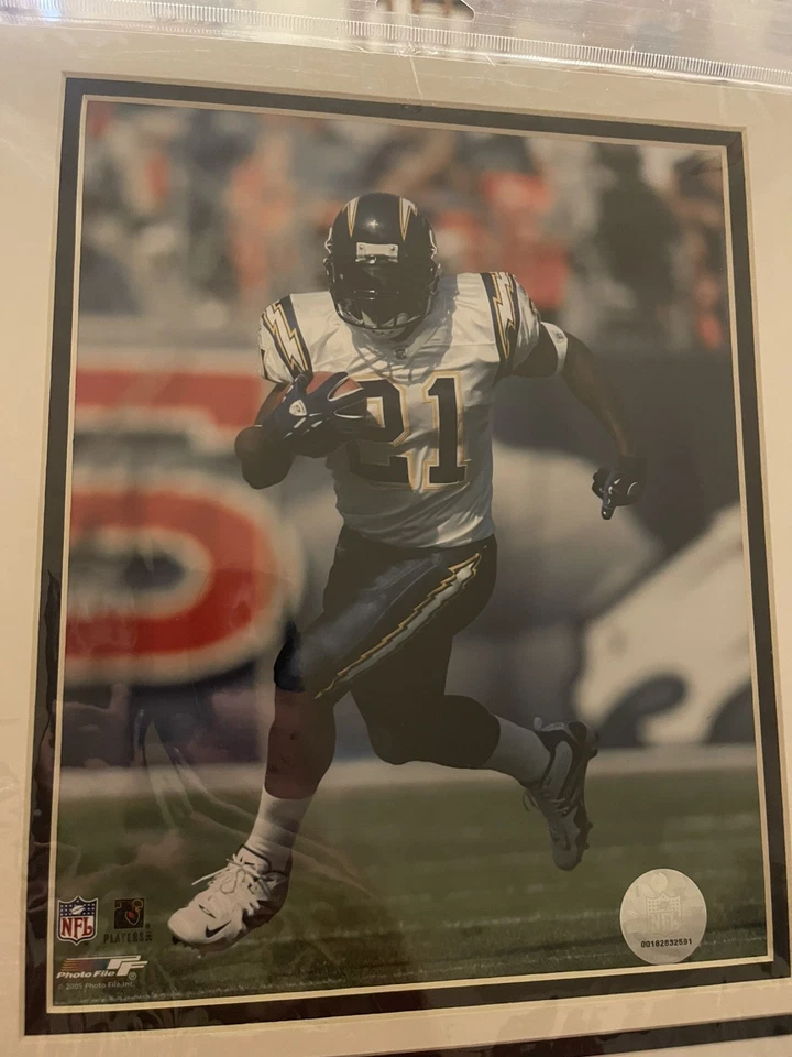 2006 LaDanainian Tomlinson SAN DIEGO CHARGERS Matted PHOTO & Postmarked Cover - Image 2 of 4