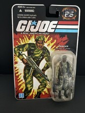 GI Joe 25th Anniversary Ranger SGT Stalker 3.75  Action Figure Foil Card NEW
