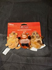 The Lion King Little Cuddle Kingdom Buddies Zumba, Puma, Timón NUEVO