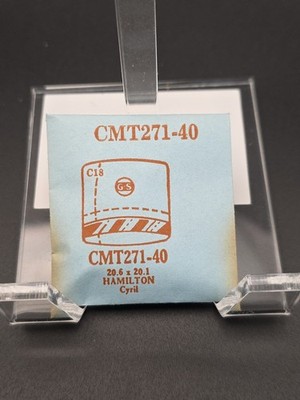 G-S Watch Crystal CMT271-40 Hamilton Cyril 20.6X20.1
