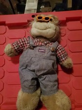 Vtg 1997 Tyco Real Talkin' Bubba Wisecracking Talking Plush Bear w/Glasses WORKS