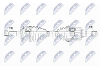 NTY NPW-FR-088 Antriebswelle Vorne Links FüR Ford
