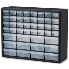 Small Parts Storage Cabinet Drawer Bin Organizer Box 44 Drawers Bins CraftBox