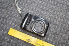 Canon Digital Camera Power Shot SX100 IS 8.0 MP Black Tested