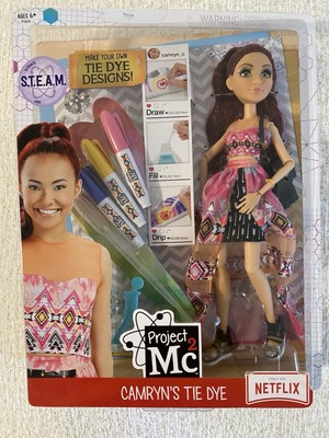 Project Mc2 Camryn s Tie Dye Designs Articulated Doll New In Box 2016