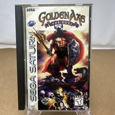 Golden Axe The Duel For Sega Saturn Complete In Box CIB Near Mint