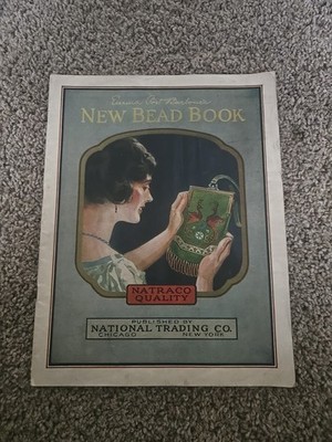 Vintage Emma Post Barbour New Bead Book NatRaco National Trading Co Craft Book