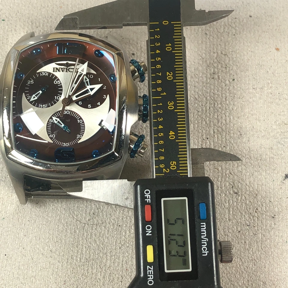 Reloj Invicta Lupah Hombre 6102 Moda Cronógrafo Cuarzo Analógico 42mm Sin Correa Foto 3 de 4