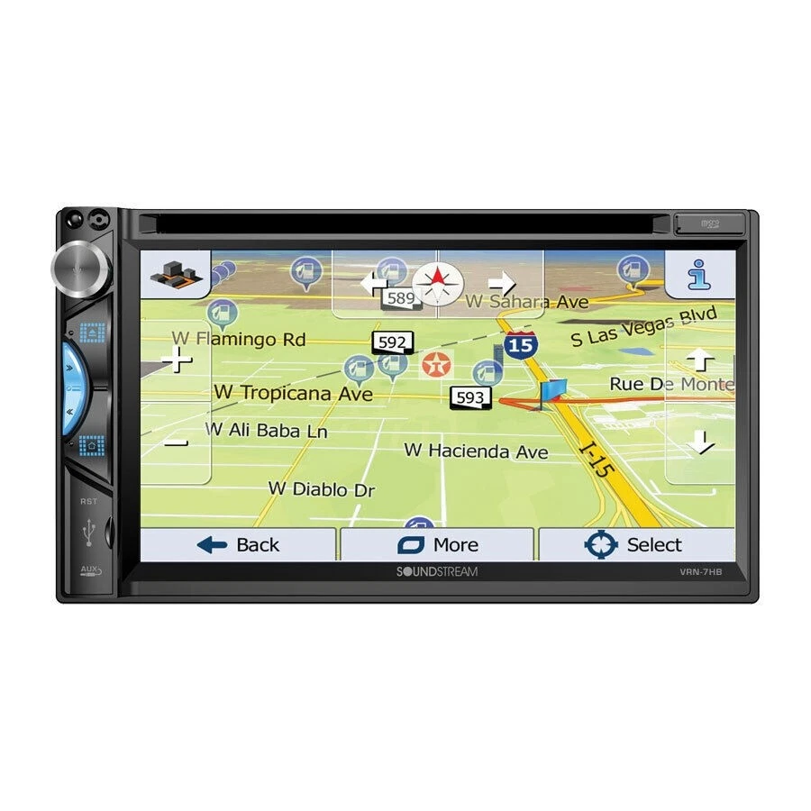Soundstream VRN-7HB Coche 7" Receptor DVD Navegación GPS 2 Vías Android PhoneLink Foto 2 de 4