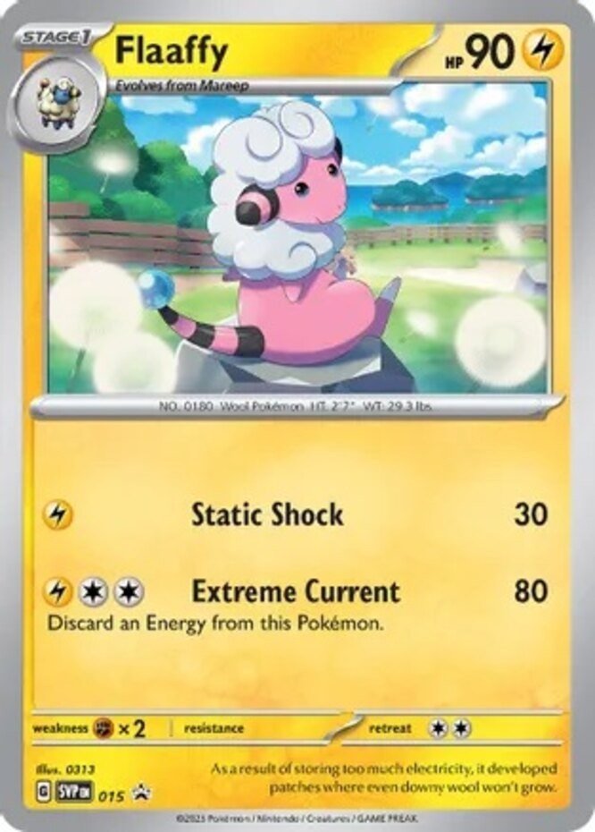 Flaaffy - SVP015 - SVP Black Star Promos - Near Mint