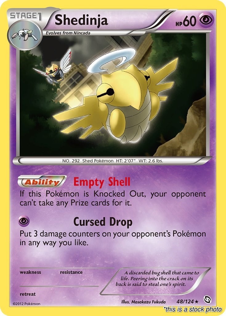 Shedinja 48/124 Dragons Exalted NM