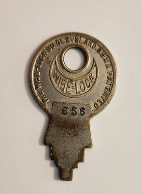 #656 The Wise-Lock Co, Cleveland, Concentric Tube Lock Key