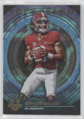 2022-23 Bowman Inception University Aqua Foil V1 190/199 Bryce Young #81 1dm4