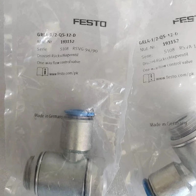 1PC New Festo New Ones Throttle Valve GRLA-1/2-QS-12-D Fast Shipping