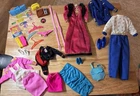 VIntage Barbie Accessories & Clothing Lot Of 36  Ken pilot record boom box shoes