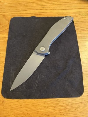 noko様　未使用　fishe &lily Oslo chest Shirogorov Neon Lite Elmax MRBS Titanium Folding Knife Flipper
