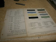 Packard Motor Car 1953 Ditzler Paint Color Chips Colors Packard Motor Car 1953 Ditzler Paint Color Chips Colors