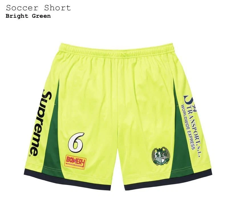 Short de football suprême vert vif short short de football suprême short de football