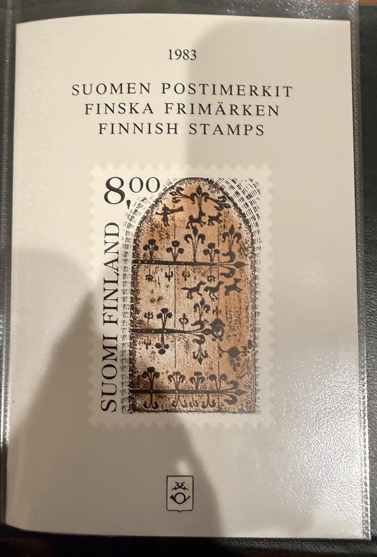 Finland Stamps Presentation Folder Incomplete Year Set 1983 MNH  See Scans