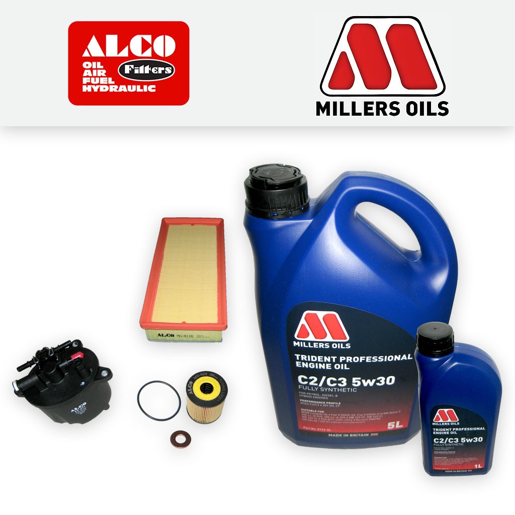 SERVICE KIT for PEUGEOT 508 2.2 HDI OIL AIR FUEL FILTERS +C2/C3 OIL (2010-2018)