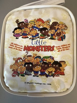 Little Monsters 1998 Tasche - kleine Beuteltasche Vintage Retro Kinder Spielzeugtasche 