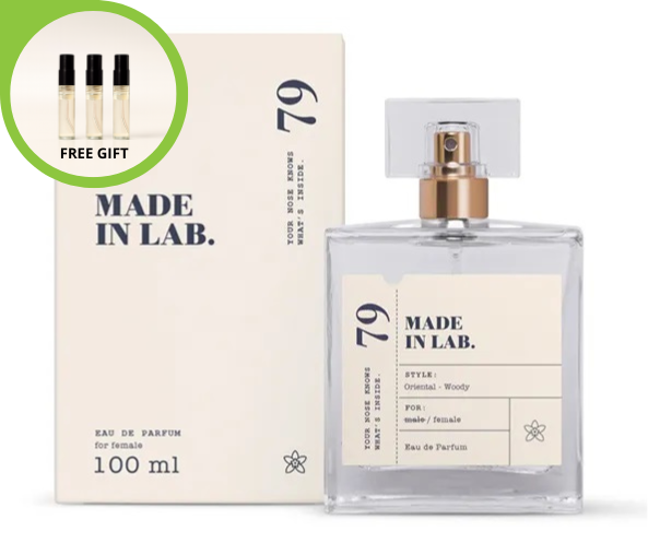 MADE IN LAB 79 WOMEN Eau de Parfum 100ml EDP For WOMEN Oriental, Woody
