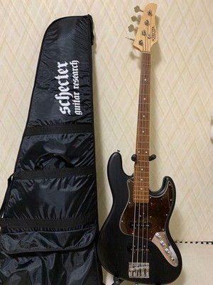 Schecter PS-S-JB Carbon Tint Electric Bass, Used, Repaired Neck, 2020 New