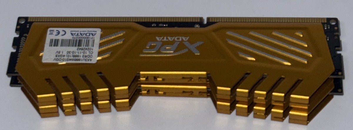 ADATA XPG 8GB (2x4GB) RAM PC3-14900 DDR3-1866 Desktop SDRAM