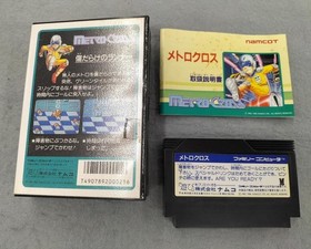 Namco Famicom Soft Metro Cross Used