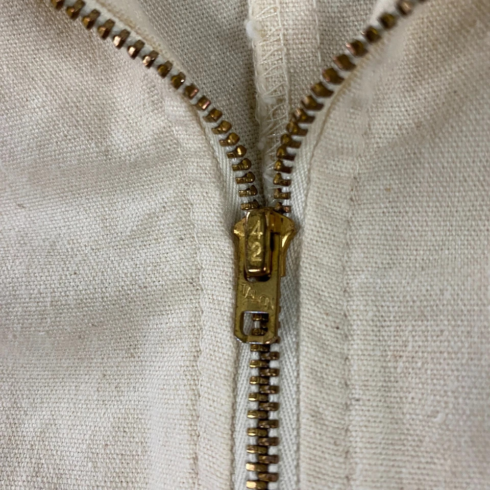 VTG 60s 70s Levi's Playsuit Romper fits Womens XS-S Talon Zipper Hot Pant Shorts - Image 3 of 4