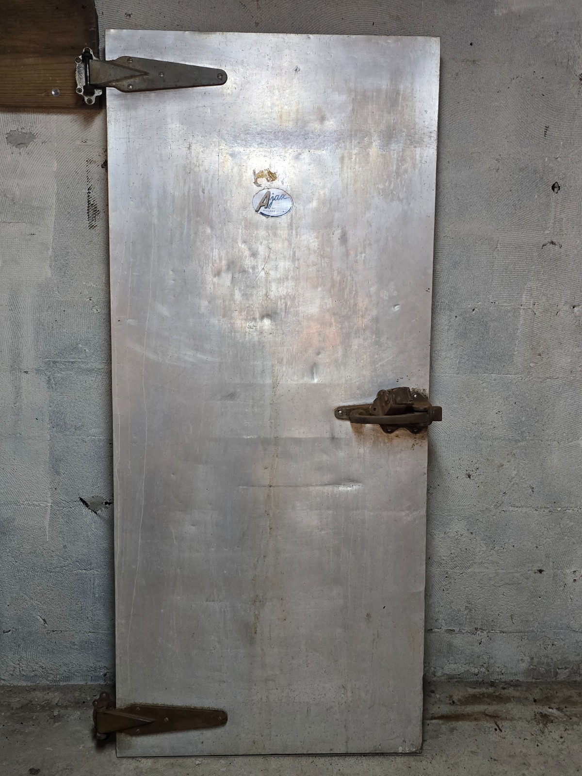 Freezer Door Industrial Steel W Hardwar