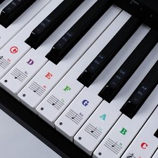 Removable Piano Keyboard Stickers 88/61/54/49/37 Keys Piano Key Stickers