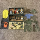 Vintage 1964 Hasbro G.I. Joe Action Figure Footlocker & Accessories