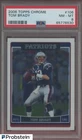 2006 Topps Chrome #106 Tom Brady New England Patriots PSA 8 NM-MT