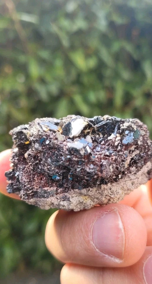 Hämatit, Hämatit mit Golden Rutil Brasilien/ 73g - Bild 2 von 4