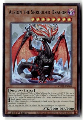 Albion the Shrouded Dragon CH01-EN005 Ultra Rare Yu-Gi-Oh 1st Edition LP