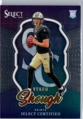 2025 Panini Select - Select Certified Rookies Tyler Shough #10 (RC