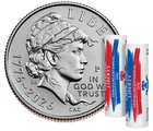 Semiquincentennial Dime 2026 Rolls and Bags-Emerging Liberty 2-Roll Set| In Hand