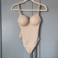 NEW Skims Ultimate Body Push-Up Thong Bodysuit Clay XS NWT 128 SL-THG-8044W