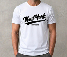 Retro Brooklyn New York T-Shirt - Vintage Varsity Style NYC Graphic Tee