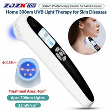 35mW/cm  308nm UVB Light Therapy Lamp for Localized Skin Areas Rechargeable LCD