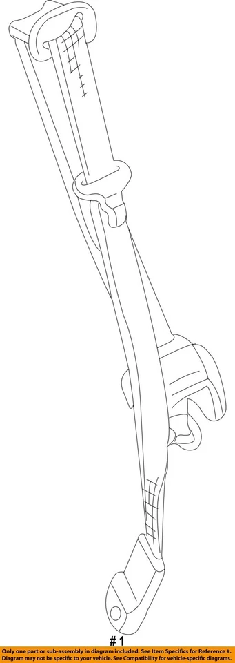 Used Front Right Seat Belt Front fits: 2004 Chevrolet Silverado 2500 pickup buck Foto 4 de 4