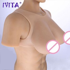 HighQuality Artificial Silicone Breast Forms False Chest Fake Boobs Crossdresser