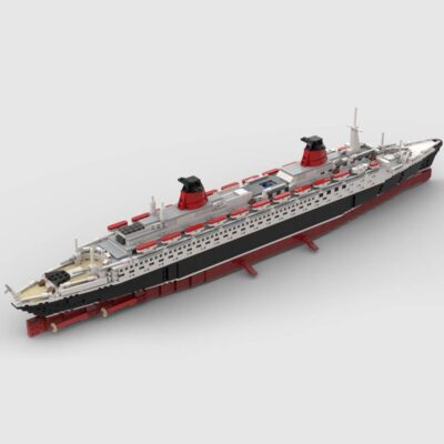MOC-62291 1/400 Scale SS France Large Steamship 2673 Stück Bausets Spielzeug