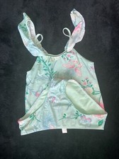 The Children's Place Girl's Floral Cold Shoulder Tankini Swimsuit Size 12