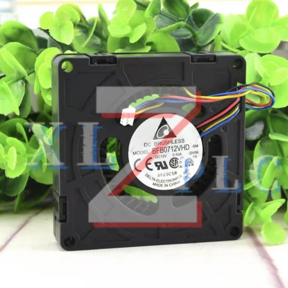 Ventilador de refrigeración de 4 hilos Delta BFB0712VHD 7015 7 CM 12 V 0,50 A 1 PIEZA nuevo en caja* Foto 2 de 4