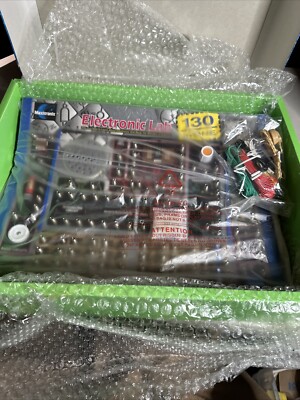 Maxitronix MX-906 Blue Battery Operated 130 in 1 Electronic Project Lab Kit 1999