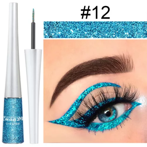 Matita eyeliner colorata 24 ore liquido alto pigmento lunga durata eye liner penna gel - Foto 106 di 110