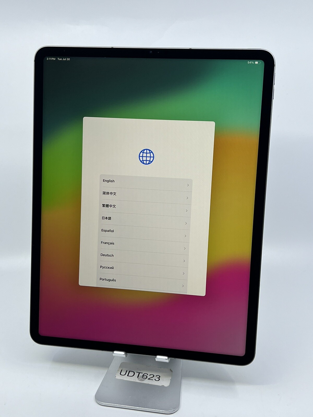 Apple iPad Pro 6th Gen 128GB Wi-Fi + 5G Unlocked 12.9in - Space Gray - Excellent-image